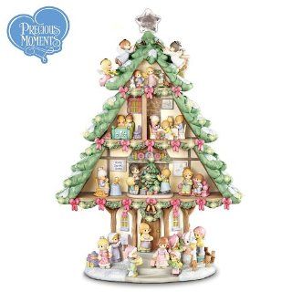 Collectible Precious Moments Sharing Christmas Joy Tabletop Christmas Tree by The Bradford Exchange  