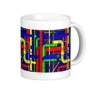 Inspired by the Centre Georges Pompidou Coffee Mugs