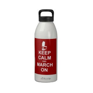 Keep Calm 32 oz water bottle   Personalize it