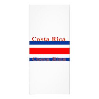 Costa Rica Costa Rican Flag Rack Card