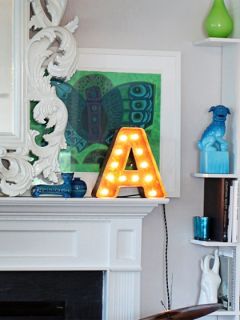 12" A Vintage Marquee Light by Vintage Marquee Lights