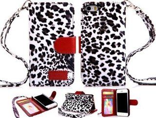 Gotida 4SLEO0055 Leopard Print Wallet Leather Case with Credit ID Card Slot For iPhone 4 4S Cell Phones & Accessories