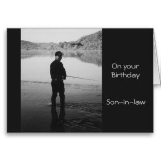On your Birthday Son in law Greeting Cards