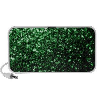 Beautiful Glamour Green glitter sparkles Mini Speaker