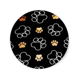 Dog Puppy Paw Prints Gifts for Dog Lovers Sticker