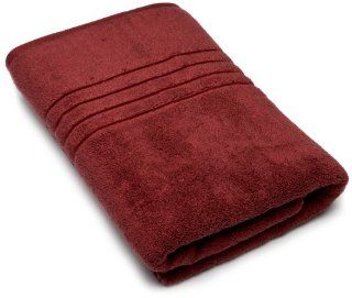 Lenox Platinum Collection 30 inch by 58 inch Bath Towel, Red Clay  