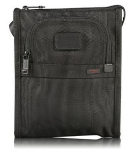 Tumi Luggage Alpha Pocket Bag, Black, One Size Clothing