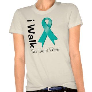 Personalize I Walk For PCOS Awareness Tshirt
