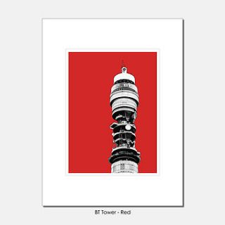 bt tower london art print by bronagh kennedy   limited edition prints