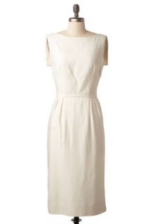 Vintage Lady in White Dress  Mod Retro Vintage Vintage Clothes