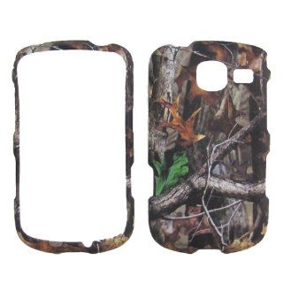 Samsung Freeform 4 R390 Case Cover Snap on Hard Faceplate Protector Camoflouge Advantage Tree Cell Phones & Accessories