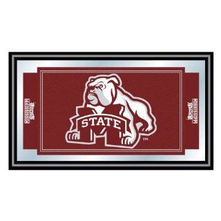 Mississippi State University Logo and Mascot Framed Mirror Mississippi State University Logo and Ma Sports & Outdoors