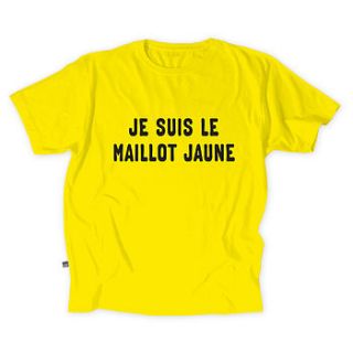'je suis le maillot jaune' t shirt by occasional human