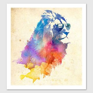 sunny leo art print by monde mosaic