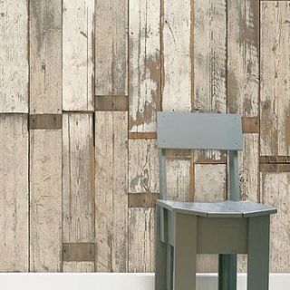 scrap wood wallpaper 02 by house interiors & gifts