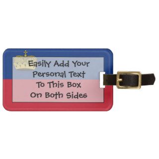 Flag of Liechtenstein Easy ID Personal Tag For Bags