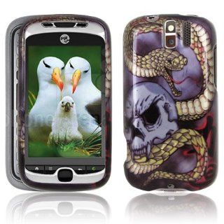 VMG For T Mobile myTouch 3G Slide (Expresso, myTouch2) Cell Phone Graphic Image Design Hard Case Cover   Snake Skull Cell Phones & Accessories