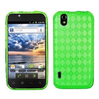Importer520 Durable Neon Green Flexible TPU Case Cover for LG Marquee LS855 Optimus Black P970 Cell Phones & Accessories