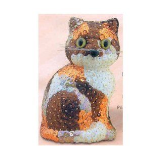 Pinflair 3D Sequin Model Kit   Tabby Cat Toys & Games