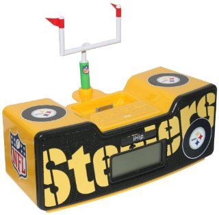 NFL Pittsburgh Steelers Dual Alarm Clock Radio/Ipod Dock  Sports & Outdoors