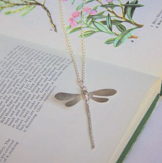 dragonfly necklace by yume jewellery