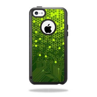 MightySkins Protective Vinyl Skin Decal Cover for OtterBox Commuter iPhone 5C Case Sticker Skins Short Circuit Cell Phones & Accessories