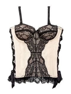 Mesh Lace Strapless Push Up Corset With Detachable Straps by Blush Lingerie