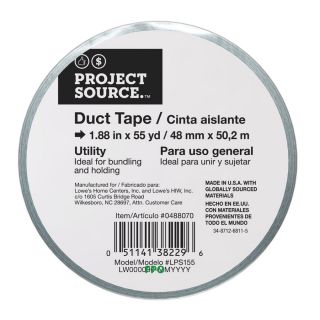 Project Source 1.88 in x 165 ft Grey Duct Tape