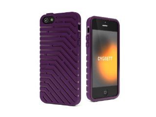 Cygnett CY0855CPVEC Vector TPU Case for iPhone 5   1 Pack   Carrying Case   Purple Cell Phones & Accessories