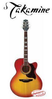 Takamine G Jumbo Acoustic Electric Guitar Honey Burst EG523CDX HB Musical Instruments