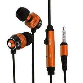 Importer520 Copper / Black Universal 3.5mm In Ear Stereo Headset w/ On off & Mic for LG Intuition VS950 Optimus VU(Verizon) Cell Phones & Accessories