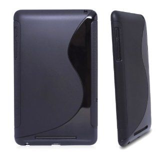 Importer520 S Curve Flexible Shell TPU Case for Google Nexus 7 / Asus Nexus Tablet   Black Computers & Accessories