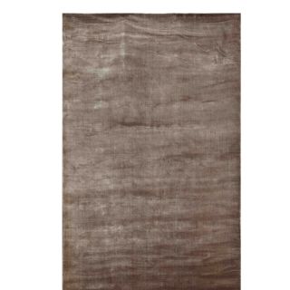 Hand loomed Grey/ Black Abstract Pattern Wool Rug (5 X 8)