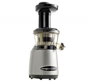 Omega Vertical Low Speed Masticating HD Juicerwith Juice Tap —