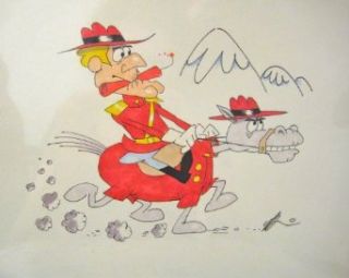 Dudley Do Right of the Mounties Original Illustration Gerard Baldwin Entertainment Collectibles