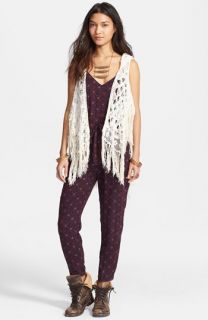 Free People 'Weave Away' Fringed Crochet Vest