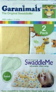 Garanimals The Original SwaddleMe Small Yellow  Nursery Swaddling Blankets  Baby