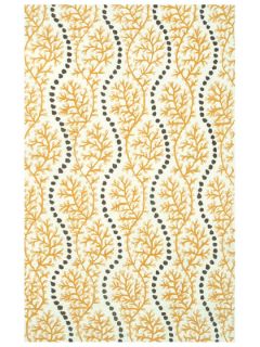 Coral Cascades Indoor/Outdoor Hand Hooked Rug by The Rug Market