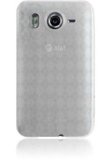 HTC Inspire 4G TPU Case with Inner Check Design   Clear Check (Free HandHelditems Sketch Universal Stylus Pen) Cell Phones & Accessories