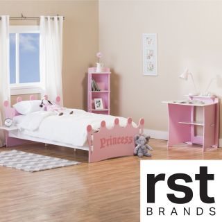 Rst Brands Red Star Traders Legare Princess 3 piece Bedroom Set Pink Size Twin