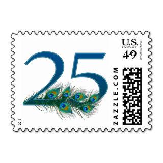 NUMBER 25    Twenty five Stamp