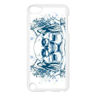 Ipod Touch 5 Skull Case B 552335761311 Cell Phones & Accessories