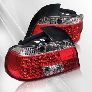 BMW528i 540i M5 (E39) 97 98 99 00 LED Tail Lights ~ pair set (Clear/Red) Automotive