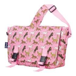 Wildkin Jumpstart Messenger Bag Horses In Pink