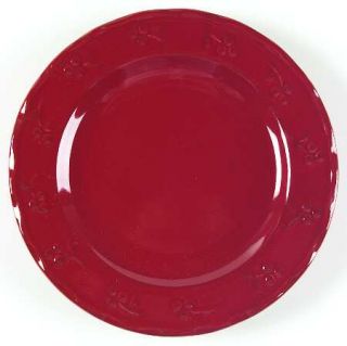 Signature Bella Red (Ruby) Salad Plate, Fine China Dinnerware   Stoneware,Red,Em