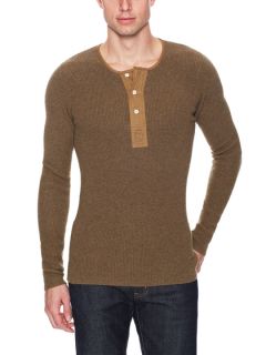 Cotton Ribbed Henley by GANT