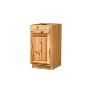 Kitchen Classics 35 in H x 18 in W x 23 3/4 in D Denver Hickory Door and Drawer Base Cabinet