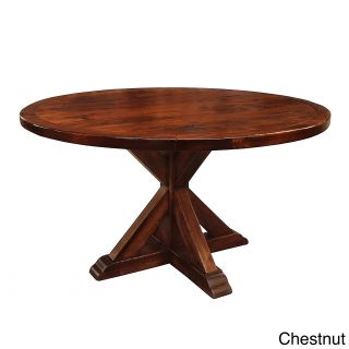 La Phillippe Reclaimed Wood Round Dining Table