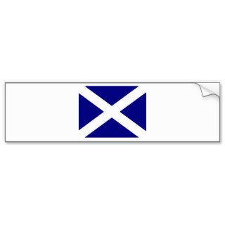 Scottish Flag clothing Bumper Sticker