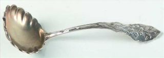 Unger Brothers Narcissus (Sterling, 1890, No Monograms) Solid Piece Cream Ladle